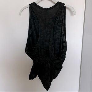 Tie-back Lululemon tank top for workouts or lounging